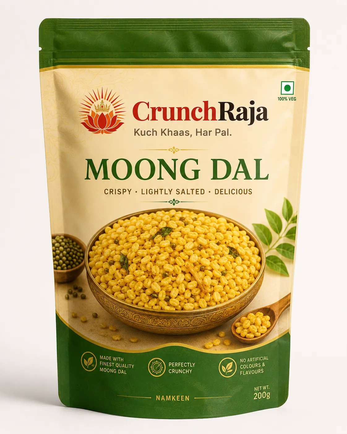 Moong Dal, crisp and camera-ready 💚